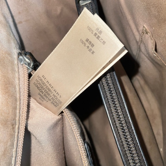 Burberry Supernova Checked Tote w Bag - Picture 12 of 14